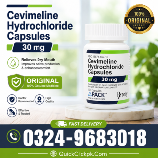 Cevimeline Hydrochloride 30mg Capsules Price in Pakistan