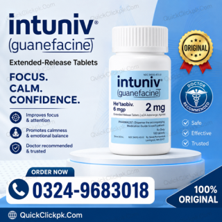 Intuniv Guanfacine 2mg Tablets Price in Pakistan